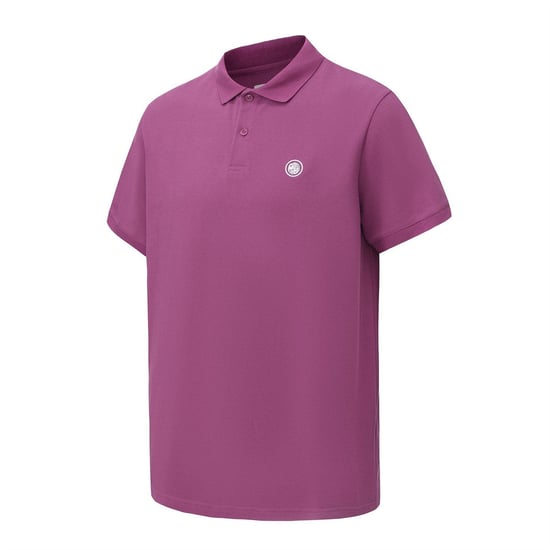 Pretty Green Heren Katoenen Polo Shirt (Paars) - Image 3