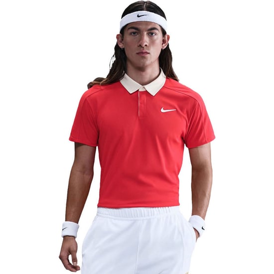 Nike Performance Vest Top Heren (Crimson/Wit) - Image 1