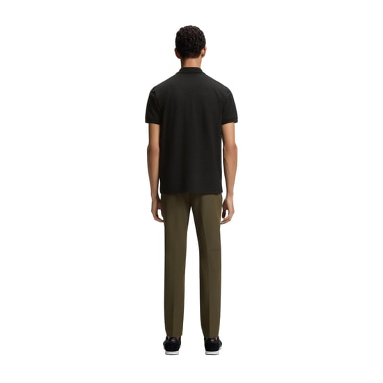 Boss Heren Piqué Polo Shirt (Zwart) - Image 2
