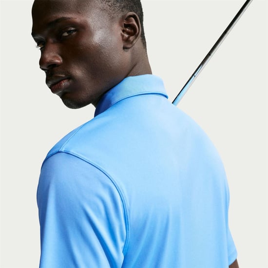 Nike Heren Performance Poloshirt met Korte Mouwen (Universitair Blauw) - Image 2