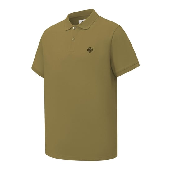 Pretty Green Heren Katoenen Polo Shirt (Kaki Groen) - Image 3