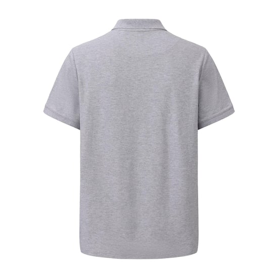Pretty Green Heren Katoenen Polo Shirt (Grijs) - Image 2