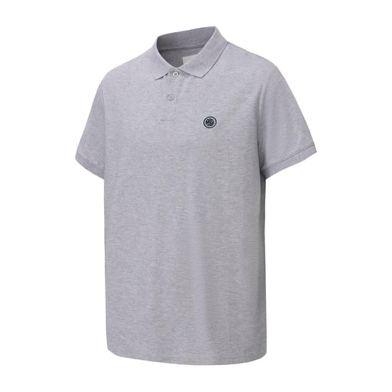 Pretty Green Heren Katoenen Polo Shirt (Grijs) - Image 3