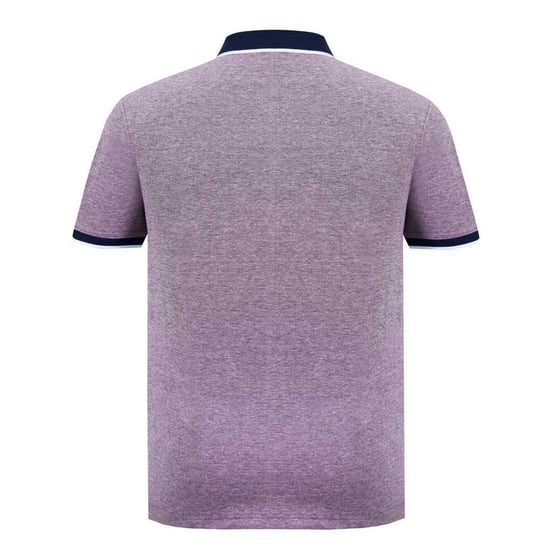 SoulCal Heren Piqué Poloshirt (Bourgogne/Wit) - Image 2