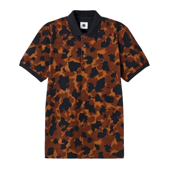 Pretty Green Heren Camo Poloshirt met Korte Mouwen (Bruin) - Image 2