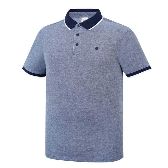 SoulCal Heren Piqué Poloshirt (Marine, Wit) - Image 3