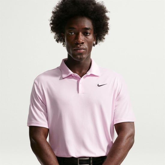 Nike Heren Performance Poloshirt met Korte Mouwen (Roze schuim) - Image 1