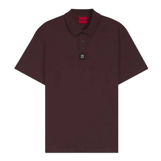 Hugo Mann Deabono Logo Polo Shirt (Bruin) - Image 1