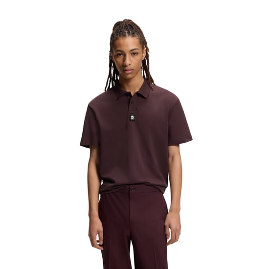 Hugo Mann Deabono Logo Polo Shirt (Bruin) - Image 4