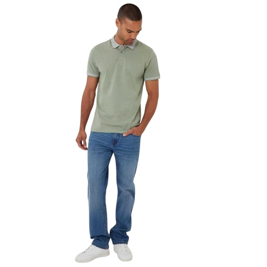 Threadbare Mannelijke Shandy Nocturnal Poloshirt (Salie) - Image 4
