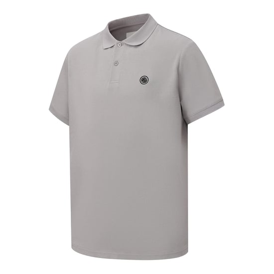 Pretty Green Heren Katoenen Polo Shirt (Donkergrijs) - Image 3