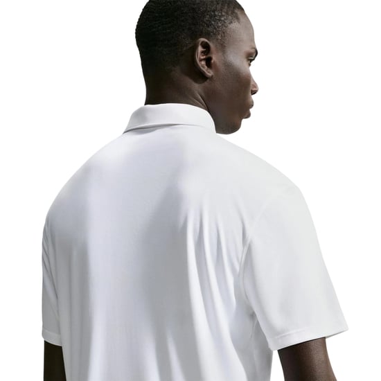 Nike Heren Performance Poloshirt met Korte Mouwen (Wit, Zwart) - Image 3