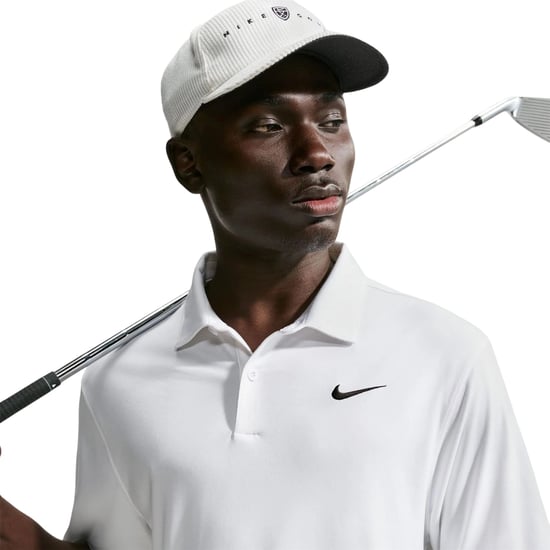 Nike Heren Performance Poloshirt met Korte Mouwen (Wit, Zwart) - Image 4