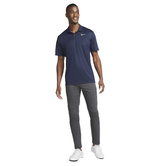 Nike Heren Victory Dri-FIT Golf Poloshirt (Marine, Wit) - Image 1