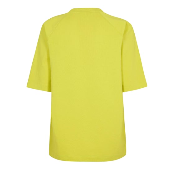 Diadora Dames-T-shirt met bloemenprint, ronde hals en raglanmouwen (Geel) - Image 2