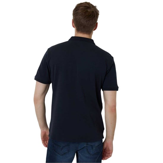 Threadbare Heren Regular Rolled Korte Mouwen Poloshirt (Navy) - Image 2