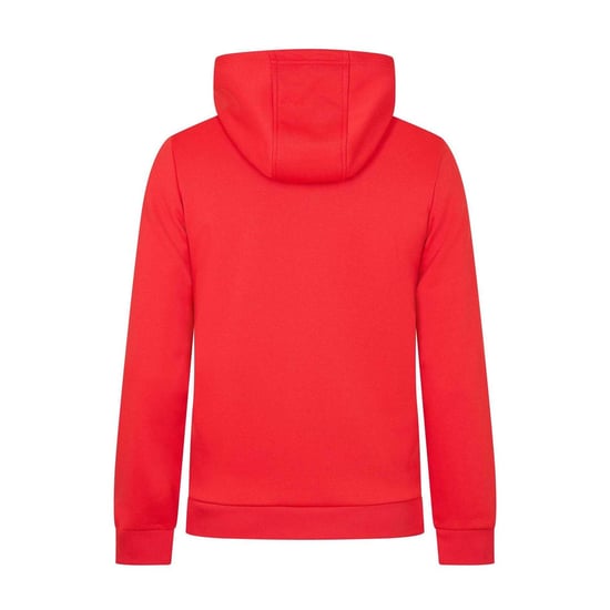 Castore Herenhoodie van geborsteld fleece met doorlopende ritssluiting (Echt rood) - Image 2