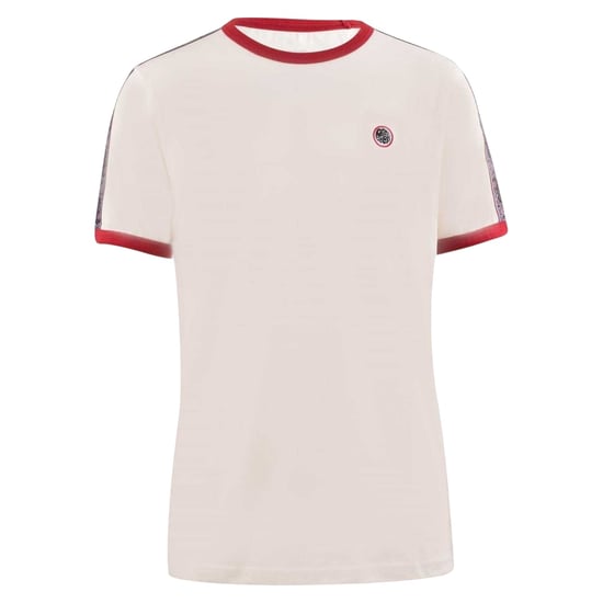 Pretty Green Heren Eclipse Paisley Getapete T-Shirt (Wit) - Image 1