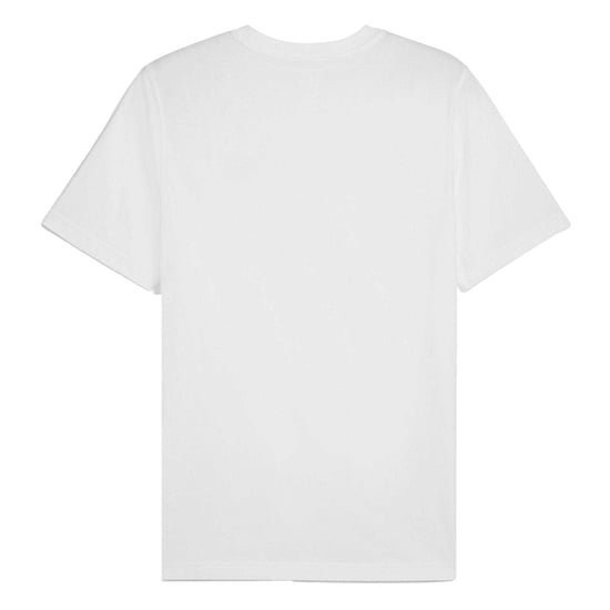 Puma Heren T-shirt met klein logo, normale pasvorm (Poema Wit) - Image 3
