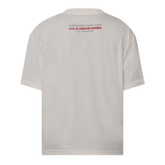 Replay Heren Martin Garrix Katoenen Oversized T-shirt (Wit) - Image 2