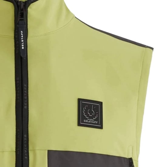 Belstaff Ratio Lime Green Gilet Jacket - Image 2
