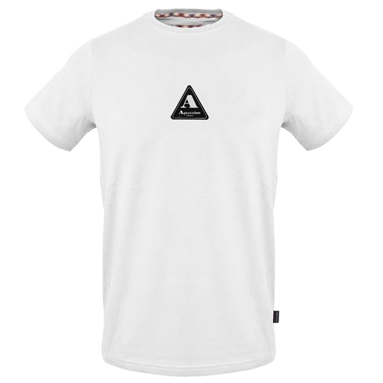 Aquascutum Heren-T-shirt met logo en ronde hals (Wit) - Image 1