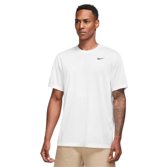 Nike Heren Legend Swoosh Dri-FIT T-Shirt (Wit/Zwart) - Image 1