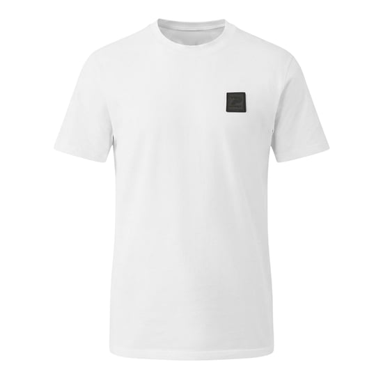 Patrick Heren-T-shirt met patch (Wit) - Image 1