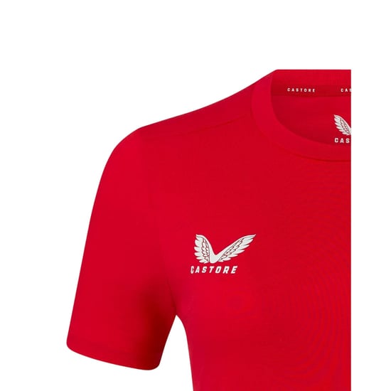 Castore Dames/Dames Logo T-Shirt (Echt rood) - Image 3