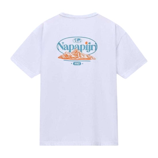 Napapijri Grafisch T-shirt voor heren (Wit) - Image 2