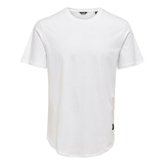 Only and Sons Heren Crew Hals Oversized T-shirt (Wit) - Image 2