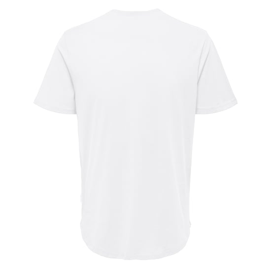 Only and Sons Heren Crew Hals Oversized T-shirt (Wit) - Image 3