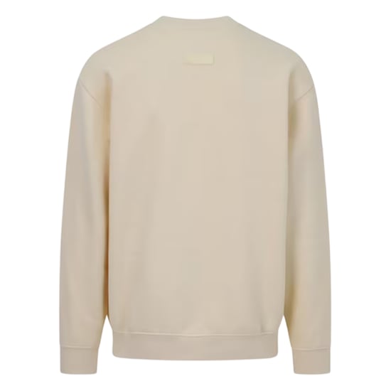 Blank Essentials Sweatshirt met gebogen logo voor volwassenen (Zomerzand) - Image 2