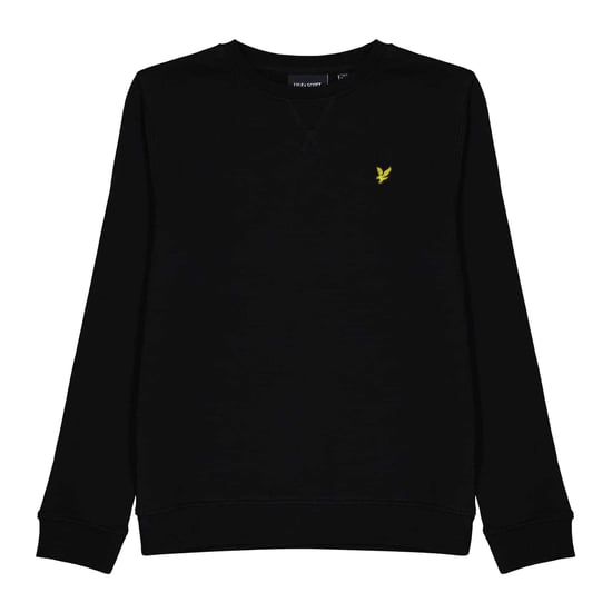 Lyle & Scott Sweatshirt met Geborduurd Logo Ronde Hals voor Kinderen/Kinderen (Jet Zwart) - Image 1