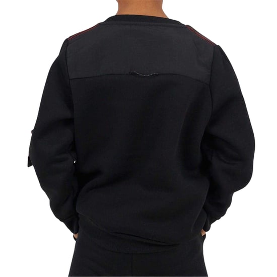 Brave Soul Sweatshirt met borstzak voor jongens (Jet Zwart) - Image 2