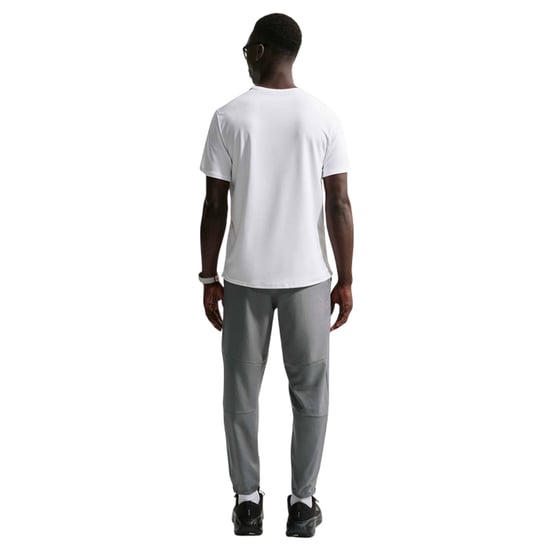 Nike Heren T-shirt Miler met Swoosh en reflecterende details (Wit) - Image 2