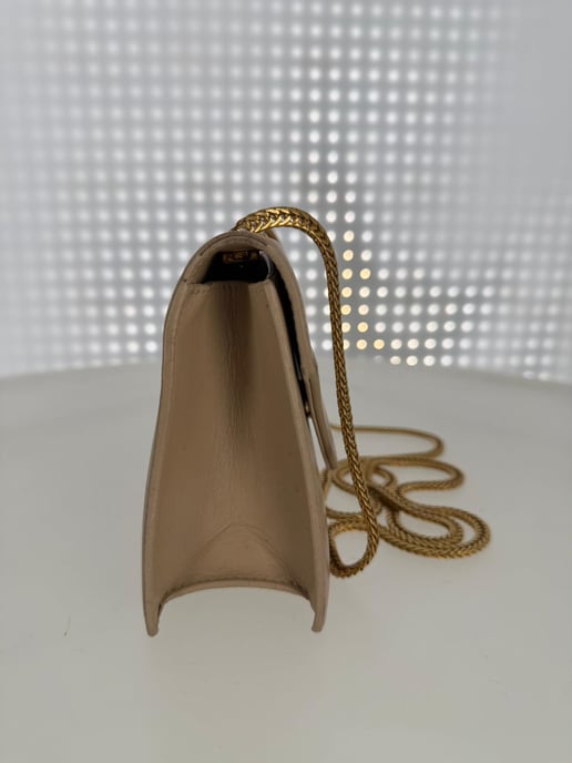 Saint Laurent Betty Crossbodytas in beige leer - Image 3