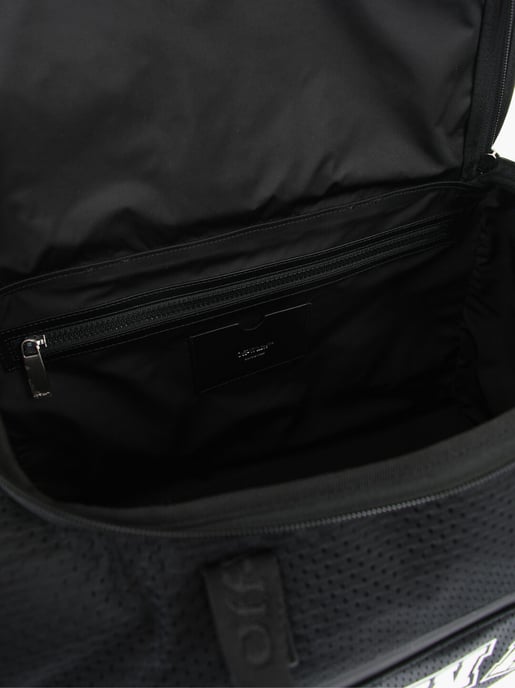 Nylon OUTDOOR BASEBALL Weekendtas met Afneembare Banden in Zwart - Image 5