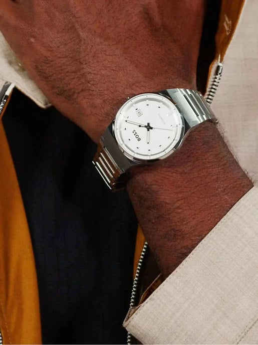 Grijze RVS Dress Watch - Image 5