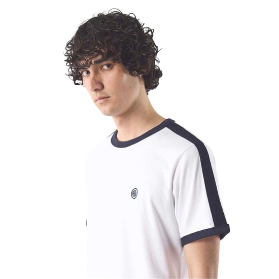 Pretty Green Heren Denton Katoen Regular T-shirt (Wit) - Image 2