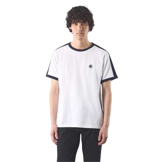 Pretty Green Heren Denton Katoen Regular T-shirt (Wit) - Image 3