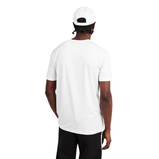Boss Heren Wedstrijd Logo Crew Hals T-shirt (Wit) - Image 4