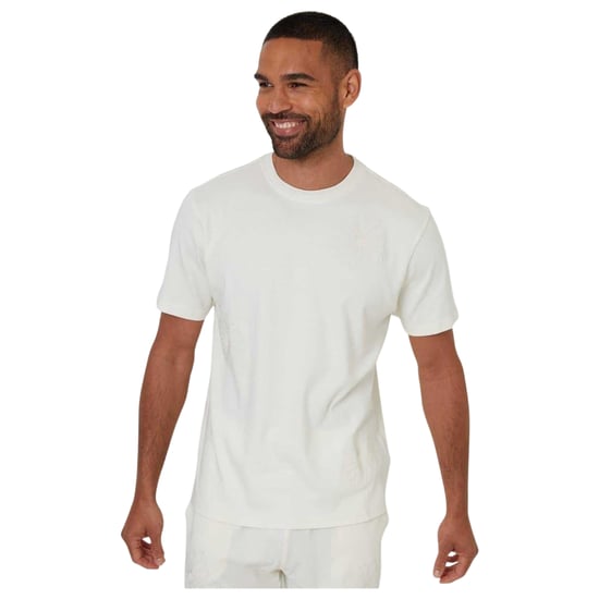 Threadbare Heren Geborduurd Bloemen Regular T-shirt (Wit) - Image 2