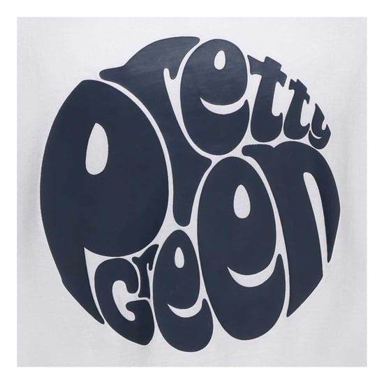 Pretty Green Heren T-shirt katoen met logo (Wit) - Image 4