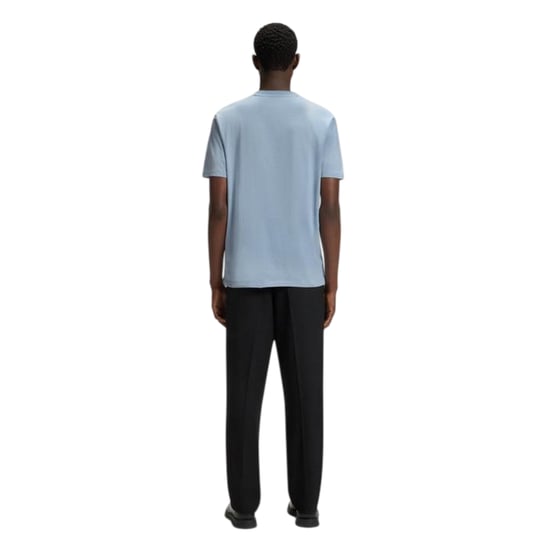 Hugo Heren-T-shirt met Dulivio-logo in contrasterende kleuren (Blauw) - Image 2