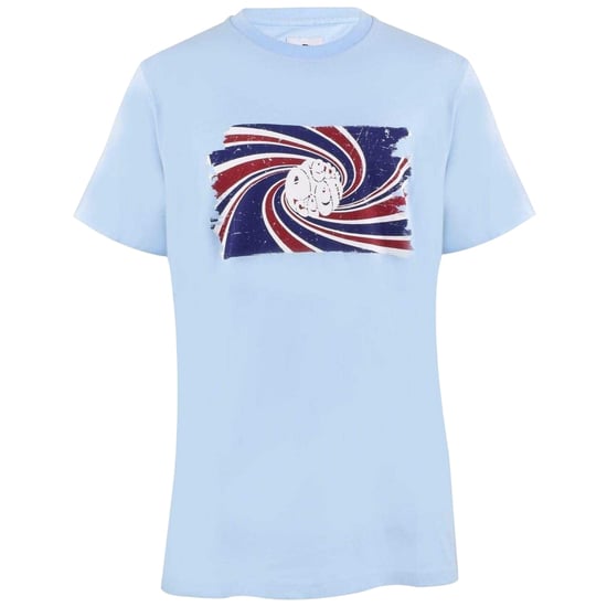 Pretty Green Heren Swirl Logo T-Shirt (Licht Blauw) - Image 1