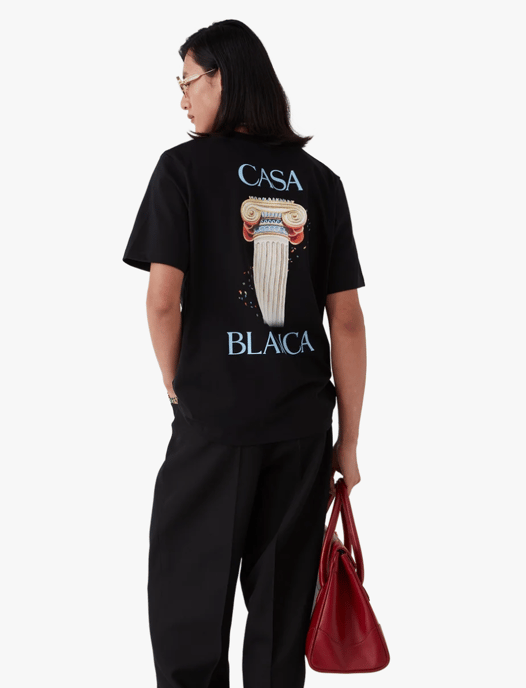 Casablanca Gradient Arch Design Zwart T-shirt - Image 5