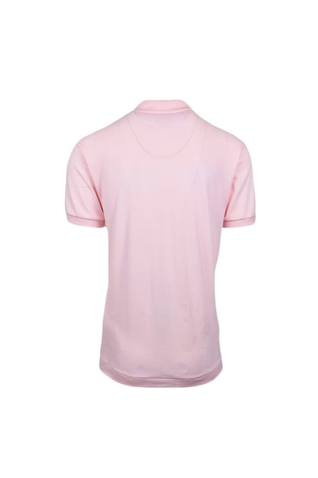 Lacoste Basic Logo Pique Regular Fit Polo Shirt Pale Pink - Image 4