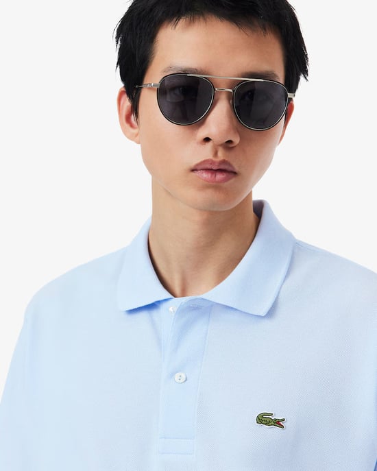 Lacoste Polo SS L1212 Classic Fit Polo Lichtblauw - Image 3