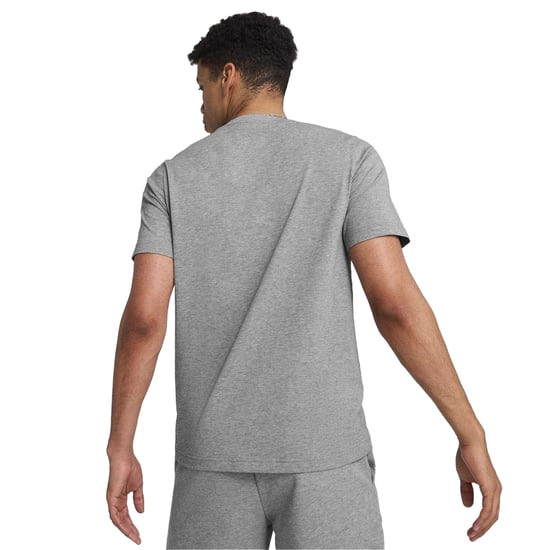 Puma Heren T-shirt met klein logo, normale pasvorm (Marine) - Image 3